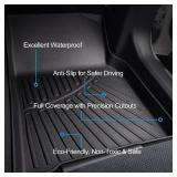 $147 Floor Mats & Trunk Mat for 2011-2017 Honda Odyssey Weather TPE