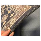 $90 LUXRUG 8x10 Washable Area Rug - Non-Slip Charcoal