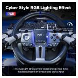$180 PXN PC Steering Wheel V9 GEN2 Race Wheel with 3-Pedals Shifter