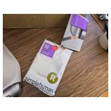 $70 simplehuman 10L / 2.6gal Butterfly Lid Step Trash Can, White Steel