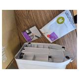 $70 simplehuman 10L / 2.6gal Butterfly Lid Step Trash Can, White Steel