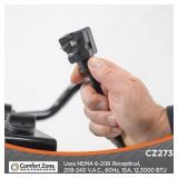 $115 Comfort Zone 3600W Industrial Space Heater CZ273 Blue