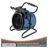 $115 Comfort Zone 3600W Industrial Space Heater CZ273 Blue