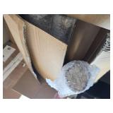 $80 Skyflame 6-Piece Gas Fireplace Log Set, White Birch Ceramic Logs