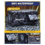 $100 Heated Outdoor Cat House with Awning and Escape Door, Black Camo