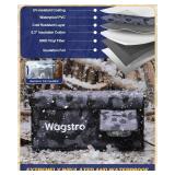 $100 Heated Outdoor Cat House with Awning and Escape Door, Black Camo