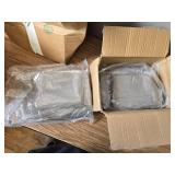 $79 Lexus ES300/ES330 Leather Perforated Seat Covers - Gray, Front