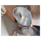 Water Fountain for Large Dogs, 13L Stainless Steel with Drinking Area