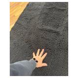 $130 BLACK! Muddy Mat  Absorbent Door Mat, Microfiber Chenille Rug, 34x60