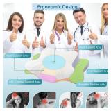 DONAMA Cervical Pillow for Neck & Shoulder, Contour Memory Foam