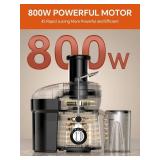 Airon Centrifugal Juicer 800W, 3" Wide Feed Chute