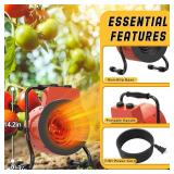 $129 Buyplus Greenhouse Heater with Digital Thermostat, 1500W