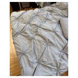 Bedsure Queen Comforter Set Grey - 7-Piece Bed in a Bag