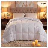 Utopia Bedding Comforter Duvet Insert, Quilted Corner Tabs Twin