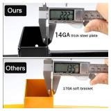 MOFEEZ Outdoor Firewood Log Storage Rack Bracket Kit, Adjustable