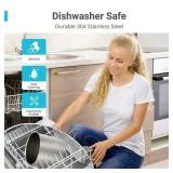 $120 Livatro Warm Mist Humidifier 3L Stainless Steel, Sleep Mode