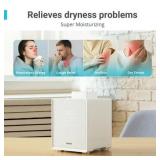 $120 Livatro Warm Mist Humidifier 3L Stainless Steel, Sleep Mode