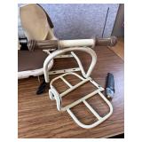 $50 Rear Mounted Child Bike Seat with Armrest Harness (Up to 110 lb)