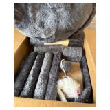 Heybly Cat Tree with Toy, Plush Perch, Hammock, Posts HCT004SG