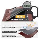 12x20 ft Tarp, 16 Mil Heavy-Duty Waterproof with Brass Grommets