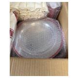 $56 Goodluck 350-Piece Red Plastic Dinnerware Set for Party