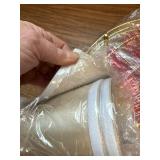 $100 28" Coastal Table Lamps Set of 2 with Night Light, USB A+C Ports