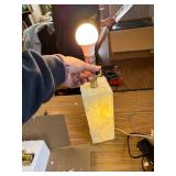 $100 28" Coastal Table Lamps Set of 2 with Night Light, USB A+C Ports