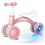 Colorful Lighting Baby Balance Bike for 10-36 Months Toddlers