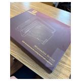 $80 Acacia Wood Cutting Boards Set of 7 with Holder, Non-Slip