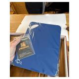 $80 Acacia Wood Cutting Boards Set of 7 with Holder, Non-Slip