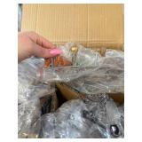 $81 VILUXY Black and Gold Flush Mount Ceiling Light 19" 3-Light