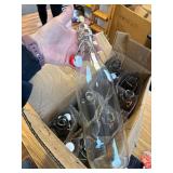 8 Pack 1 L Swing Top Glass Bottles with Airtight Stoppers