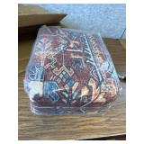 Valenrug Washable Rug 5x7 - Ultra-Thin Antique Collection Rug, Red