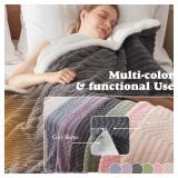 Tufted Heated Blanket Full Size - 6 Heat Settings, 4-Hour Auto-Off