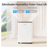 $130 Candy 2000 Sq.Ft Dehumidifier, 34 Pints Auto/Continuous