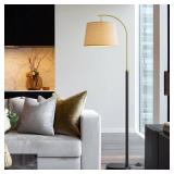 $70 62.5" Floor Lamp with Foot Switch, Arc Tall, Mid-Century Modern