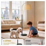 $70 62.5" Floor Lamp with Foot Switch, Arc Tall, Mid-Century Modern