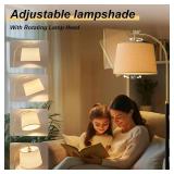 $70 62.5" Floor Lamp with Foot Switch, Arc Tall, Mid-Century Modern