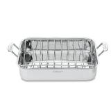 $60 Cuisinart 16-Inch Roaster with Rack, Stainless Steel 7117-16URP1