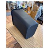 Amazon Basics Rectangular Office Wastebasket, 10 Gallon, Black