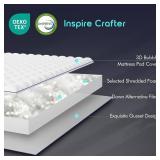 King Size Mattress Topper, Shredded Memory Foam, 1800 GSM 78x80