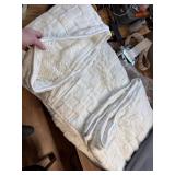 $70 Uttermara 15lb Weighted Blanket Queen 60x80, Plush Sherpa Cream