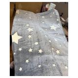 $59 Glow-in-the-Dark Rug with Big Stars for Kids