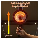 $89 1500W Infrared Patio Heater - Hanging/Ceiling Mounted, Waterproof