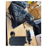 Under Bed Storage with Wheels, 2-Pack, Clear Lids, Handles, Black