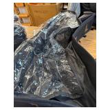 Under Bed Storage with Wheels, 2-Pack, Clear Lids, Handles, Black