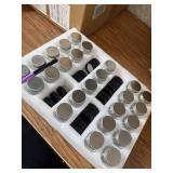 2 oz Mini Mason Jars with Lids, Pack of 25, Labels & Pen