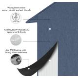 Outdoor Cat House Feral Cat Shelter, Waterproof & Insulated, Navy