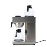 $281 12-Cup Pour-Over Coffee Maker with Kettle Warmer, Stainless