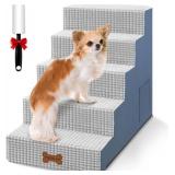 $50 POCBLUE Dog Stairs for Small Dogs & Cats, 22 in H, 5-Step